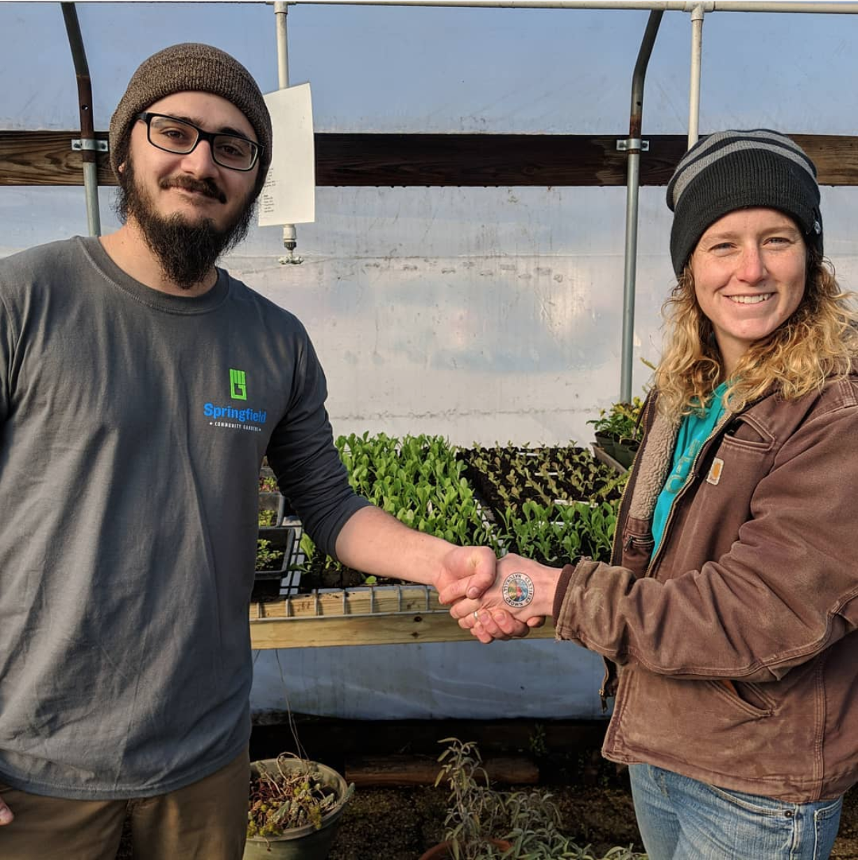 Kevin Prather of SCG Market Garden inspects Urban Roots Farm in Springfield, MO