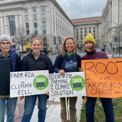 Farmers Call For Action On Climate Change At Rally For Resilience